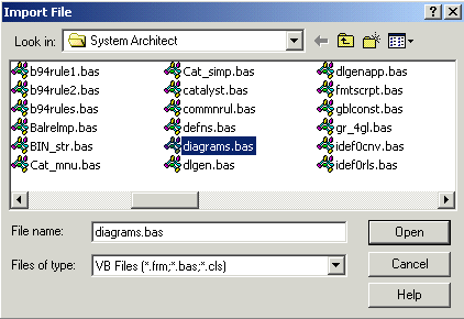 Diagrams.bas file